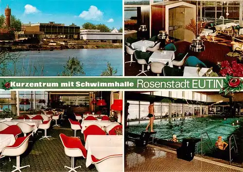 AK / Ansichtskarte 73878773 Eutin Kurzentrum mit Schwimmhalle Terrassen Gastraeume  Eutin