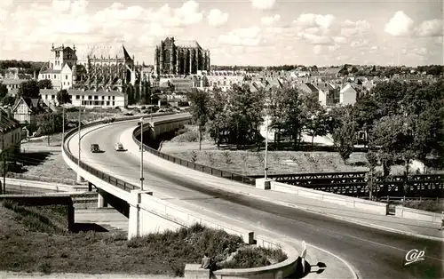 AK / Ansichtskarte  Beauvais__60_Oise Le Pont Route et la Ville 