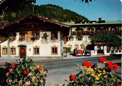 AK / Ansichtskarte 73879968 Wallgau Hotel Gasthof Post Wallgau