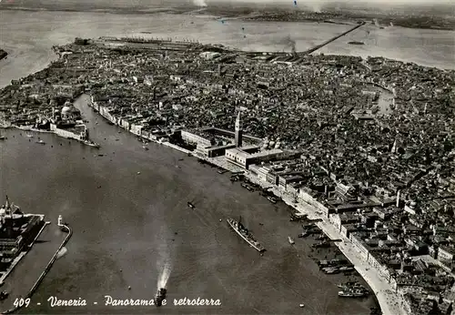 AK / Ansichtskarte 73880095 Venezia_Venedig Panorama e retroterra veduta aerea Venezia Venedig