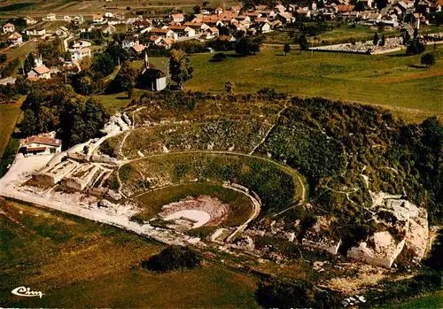 AK / Ansichtskarte  Mandeure Le Théâtre Romain vue aérienne Mandeure