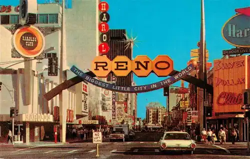 AK / Ansichtskarte 73881122 Reno__Nevada_USA Fantastic Gateway to Renos Casino Area 