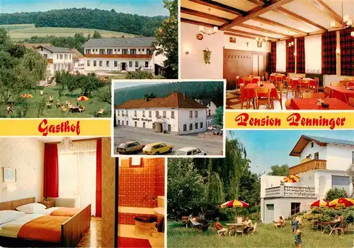 AK / Ansichtskarte 73881233 Altlengbach Gasthof Pension Penninger Gastraeume Zimmer Liegewiese Altlengbach