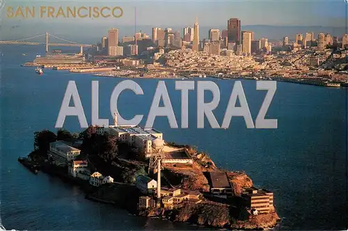 AK / Ansichtskarte 73881930 Alcatraz_San_Francisco Fliegeraufnahme Alcatraz_San_Francisco