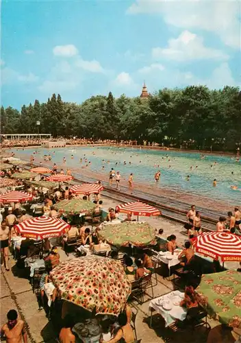 AK / Ansichtskarte 73882205 Budapest_HU Margareteninsel Palatinus Strandbad 