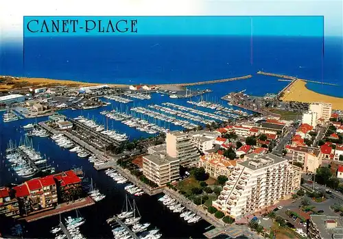 AK / Ansichtskarte  Canet-Plage_66_Pyrenees-Orientales Vue aerienne 