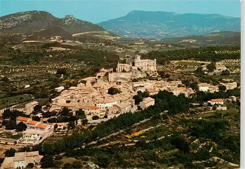 AK / Ansichtskarte  Le_Barroux_84_Vaucluse Le Village et le Chateau Vue aerienne 