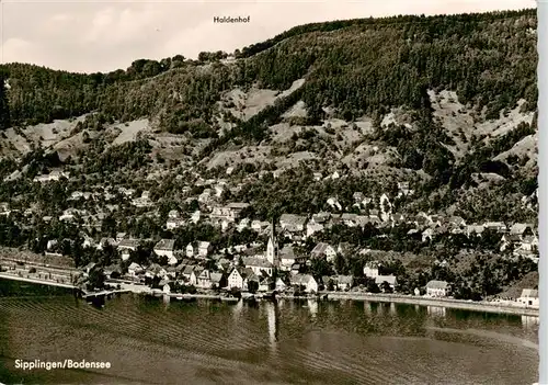 AK / Ansichtskarte 73886919 Sipplingen_Bodensee Fliegeraufnahme mit Haldenhof Sipplingen Bodensee