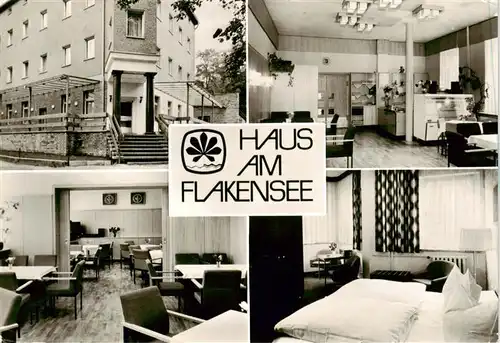 AK / Ansichtskarte 73887416 Woltersdorf_Erkner Haus am Flakensee Gastraeume Zimmer Woltersdorf Erkner