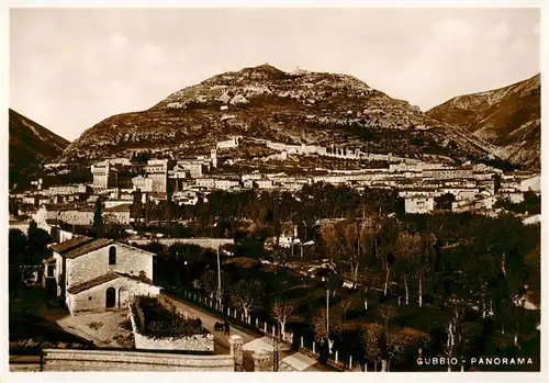 AK / Ansichtskarte 73887827 Gubbio_Umbria_IT Panorama 