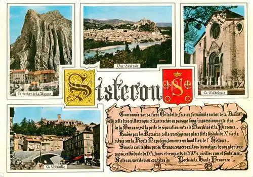 AK / Ansichtskarte  Sisteron_04_Alpes-de-Haute-Provence Chronick Sisteron 