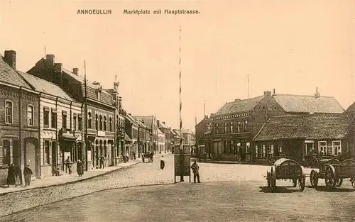 AK / Ansichtskarte  Annoeullin_59_Nord Marktplatz mit Hauptstrasse 