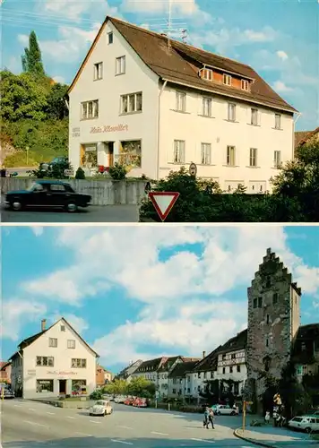 AK / Ansichtskarte 73891342 Meersburg_Bodensee Haus Klawitter Hotel Garni Marktplatz Meersburg Bodensee