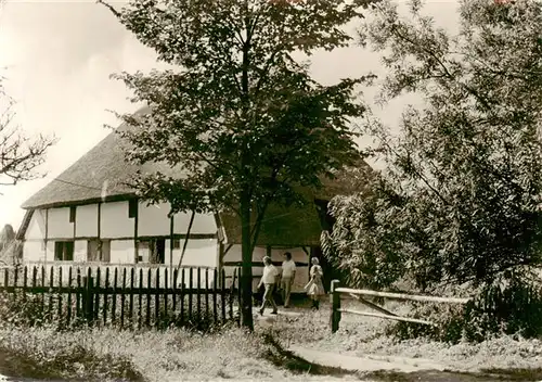 AK / Ansichtskarte 73892551 Klockenhagen_Ribnitz-Damgarten Freilichtmuseum Tweipott Katen aus Staebelow 