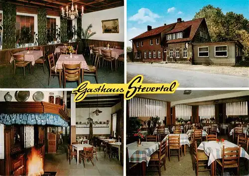 AK / Ansichtskarte 73894295 Nottuln Gasthaus Stevertal Gastraeume Kaminzimmer Nottuln