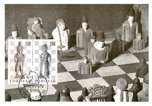 AK / Ansichtskarte 73894446 Schach_Chess_Echecs Utgavudacin  