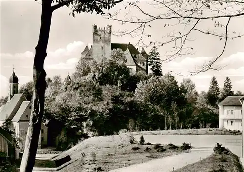 AK / Ansichtskarte 73895263 Reisensburg Schloss Kirche Schulgelaende Reisensburg