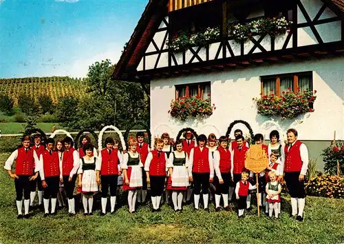 AK / Ansichtskarte 73895558 Sasbachwalden Volkstanzgruppe Sasbachwalden 1955 Sasbachwalden