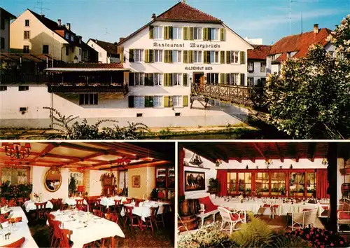 AK / Ansichtskarte  Frauenfeld_TG Speiserestaurant Murgbruecke Gastraeume 