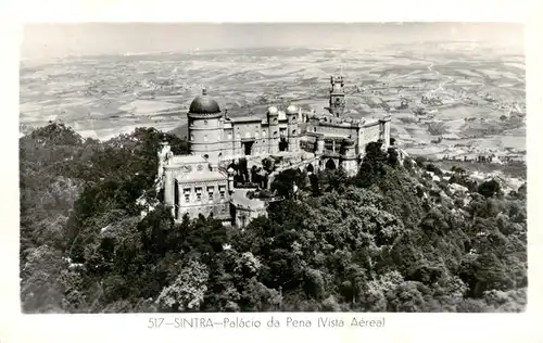 AK / Ansichtskarte 73897762 Sintra_PT Palacio da Pena Fliegeraufnahme 