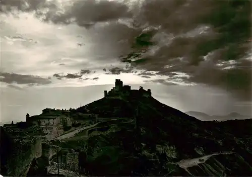 AK / Ansichtskarte 73898109 Assisi_Umbria Die Festung im Gegenlicht Assisi Umbria