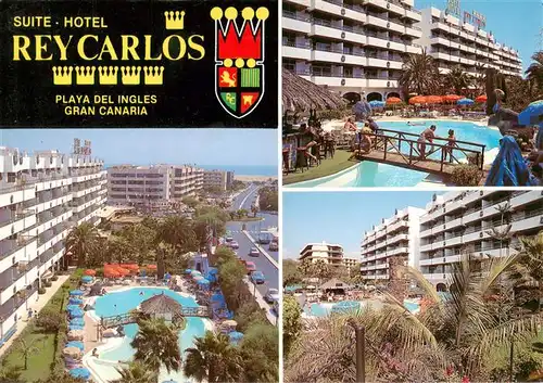 AK / Ansichtskarte 73898633 Playa_del_Ingles_Gran_Canaria_ES Suite Hotel Rey Carlos Swimming Pool 