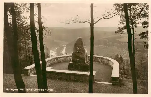 AK / Ansichtskarte 73898825 Solingen Hermann Loens Denkmal Solingen