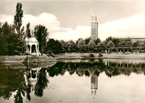 AK / Ansichtskarte 73899277 Magdeburg Im Kulturpark Rotehorn Aussichtsturm Magdeburg