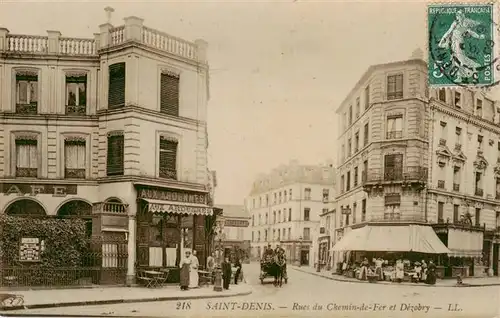 AK / Ansichtskarte  Saint-Denis__93_Seine Rues du Chemin de Fer et Dezobry 