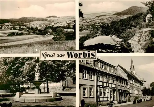 AK / Ansichtskarte 73899583 Worbis_Eichsfeld Panorama Blick vom Kanstein Krengeljaeger Ernst Thaelmann Strasse 