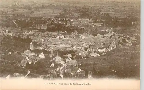 AK / Ansichtskarte  Barr_67_Alsace Vue prise du Chateau d'Andlau 