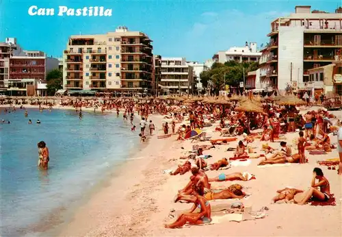 AK / Ansichtskarte 73900640 Can_Pastilla_Palma_de_Mallorca_ES Strandpartie 