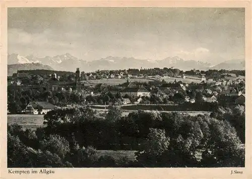 AK / Ansichtskarte 73900844 Kempten_Allgaeu Panorama Kempten Allgaeu