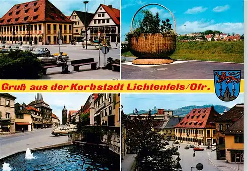 AK / Ansichtskarte 73901190 Lichtenfels_Bayern Teilansichten Deutsche Korbstadt Lichtenfels Bayern