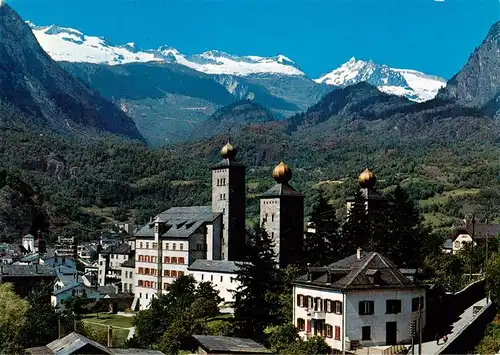 AK / Ansichtskarte  Brig_Glis_Brigue_VS Stockalperschloss Alpenpanorama 