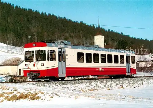 AK / Ansichtskarte 73902762 Eisenbahn_Railway_Chemin_de_Fer CMN Triebwagen BD e 4/4 6 