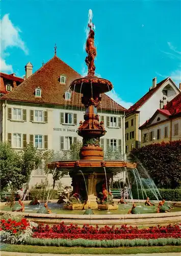 AK / Ansichtskarte  La_Chaux-de-Fonds_NE Fontaine monumentale 