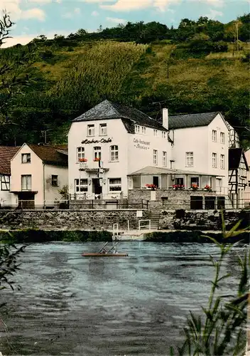 AK / Ansichtskarte 73903180 Obernhof_Lahn Lahncafe Pension Restaurant Obernhof_Lahn