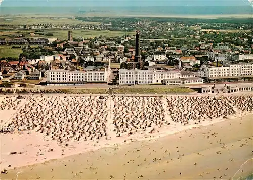 AK / Ansichtskarte 73903529 Borkum_Nordseeheilbad Fliegeraufnahme 