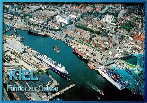 AK / Ansichtskarte 73903620 Kiel Faehrtor zur Ostsee City Schweden- und Norwegenkai Kiel