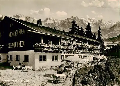 AK / Ansichtskarte 73904143 Sonthofen__Oberallgaeu Allgaeuer Berghof mit Alpe Eck