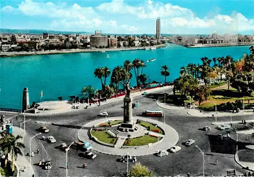 AK / Ansichtskarte 73904748 Cairo_Egypt Panorama mit Nil