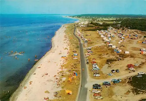 AK / Ansichtskarte 73905449 Fjellerup Strandpartie Fliegeraufnahme