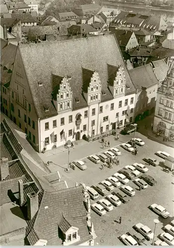 AK / Ansichtskarte 73905614 Meissen_Elbe_Sachsen Markt und Rathaus Fliegeraufnahme