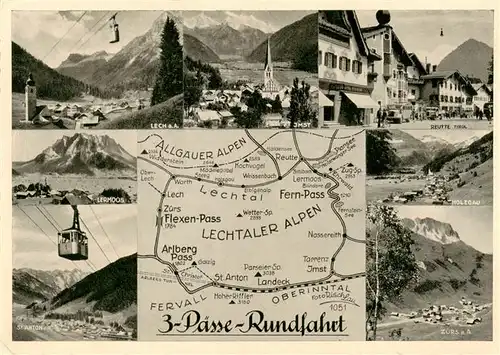 AK / Ansichtskarte 73906422 Arlberg_AT mit Lech Imst Reutte Lermoos St Anton Holzgau Zuers