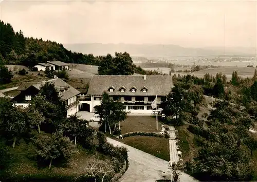 AK / Ansichtskarte 73906782 Isny_Allgaeu Berghotel Jaegerhof Panorama