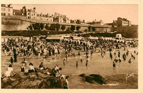 AK / Ansichtskarte  Saint-Malo_35 Plage de Bon Secure