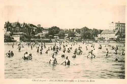 AK / Ansichtskarte  Arcachon_33_Gironde Heure du Bain