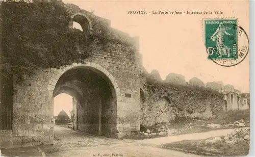 AK / Ansichtskarte  Provins_77_Seine-et-Marne La Porte St Jean Interieur de la Ville