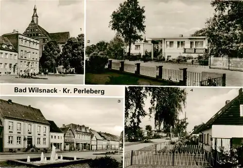 AK / Ansichtskarte 73907646 Bad_Wilsnack Rathaus Karl-Marx-Platz Siedlung Ernst-Thaelmann-Strasse Birkenweg